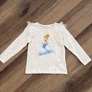NWT H&M Disney Princess Cinderella Long Sleeve Top 3-4T